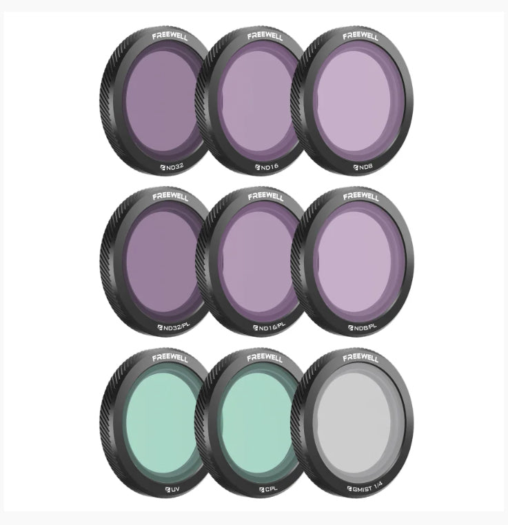 Freewell 9-pack Mega Magnetic Filter Bundle for DJI Neo (1st version o