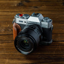 SmallRig L-Shaped Mount Plate with Wooden Handle for FUJIFILM X-T30 / X-T30 II / X-T30 III (Charcoal Silver) 5668