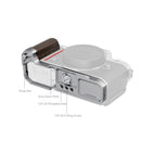 SmallRig L-Shaped Mount Plate with Wooden Handle for Nikon Z f (Silver) 5707