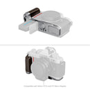 SmallRig L-Shaped Mount Plate with Wooden Handle for Nikon Z f (Silver) 5707