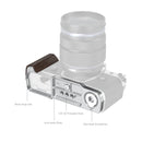 SmallRig L-Shaped Mount Plate with Wooden Handle for OM SYSTEM OM-3 5563