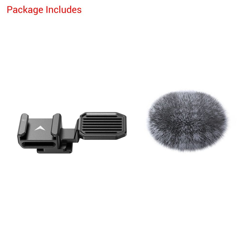 SmallRig Cold Shoe Adapter with Windshield Kit for Sony ZV-E10 and ZV-1 3526