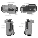 SmallRig Multifunctional Cage for FUJIFILM X-H2S with FT-XH / VG-XH Battery Grip 3933