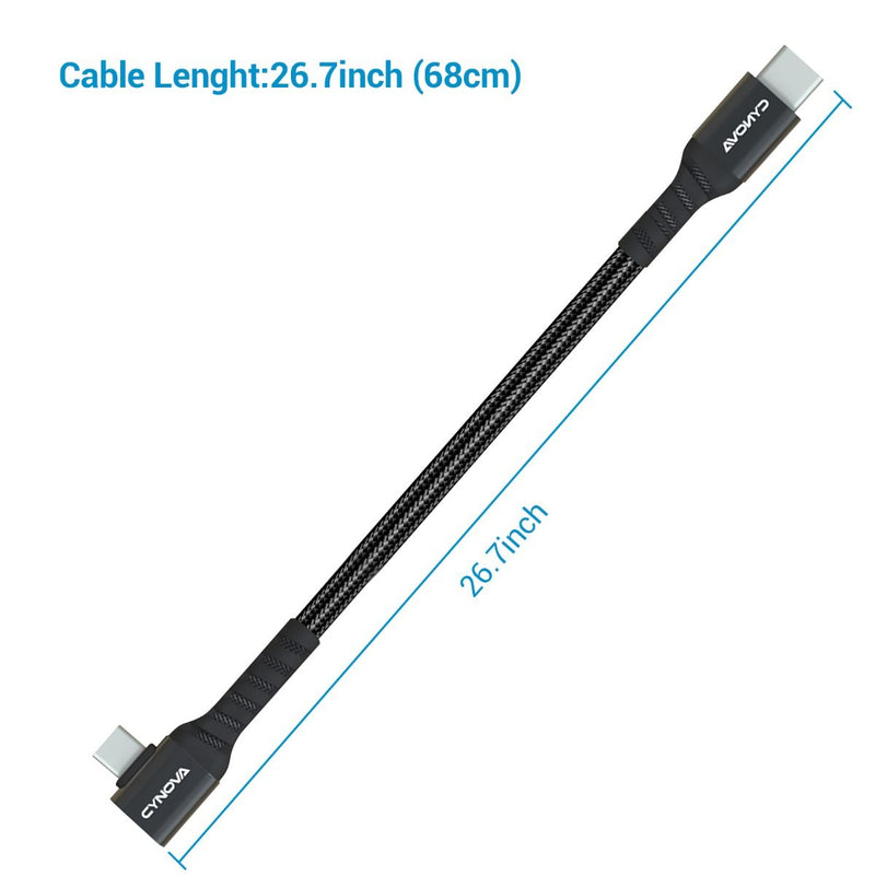 CYNOVA 30cm Data Cable (Type-C to Type-C)