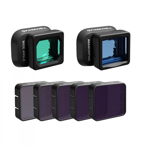 Freewell Wide Angle & Anamorphic Lens Kit for DJI Mini 4 Pro