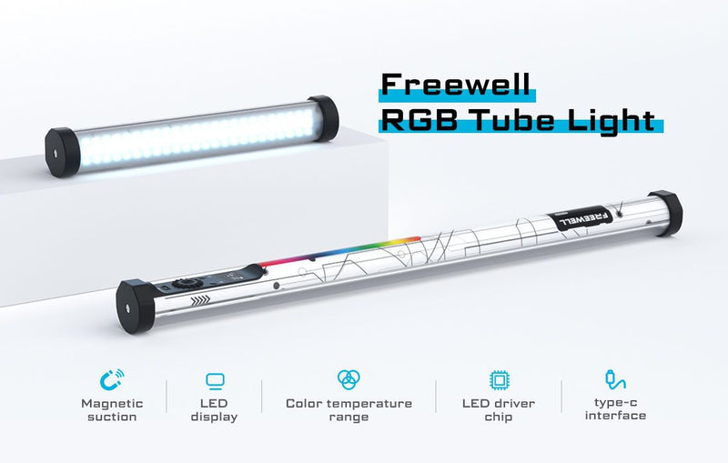 Freewell RGB Video Tube Light 28cm