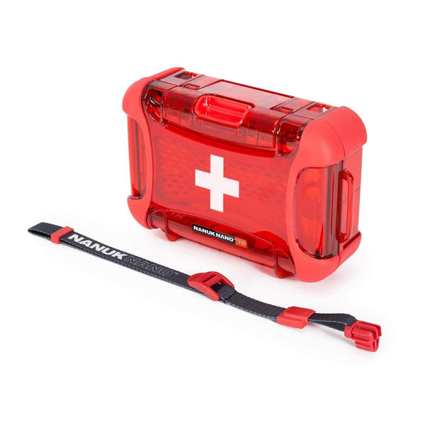 Nanuk 330 Case with First Aid Logo (Empty)(Red)