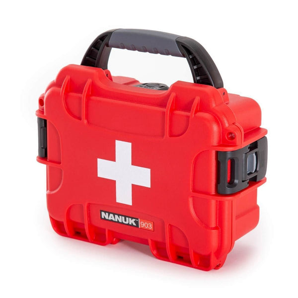 Nanuk Case 903 with First Aid Logo (Red)