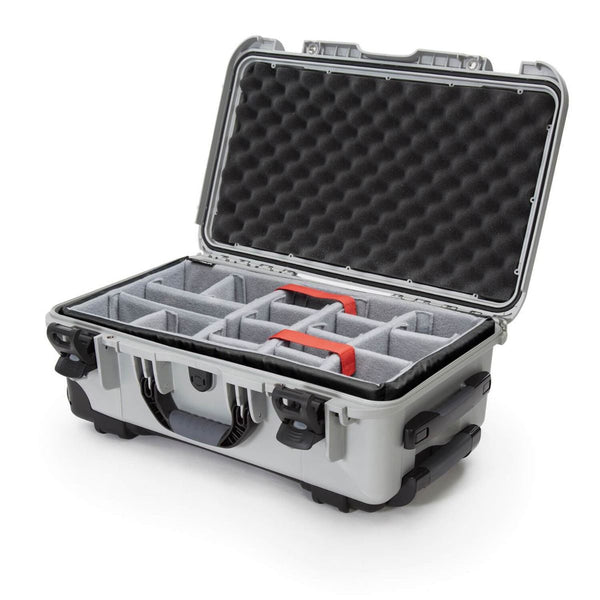 Nanuk 935 Case with Padded Divider (Silver)