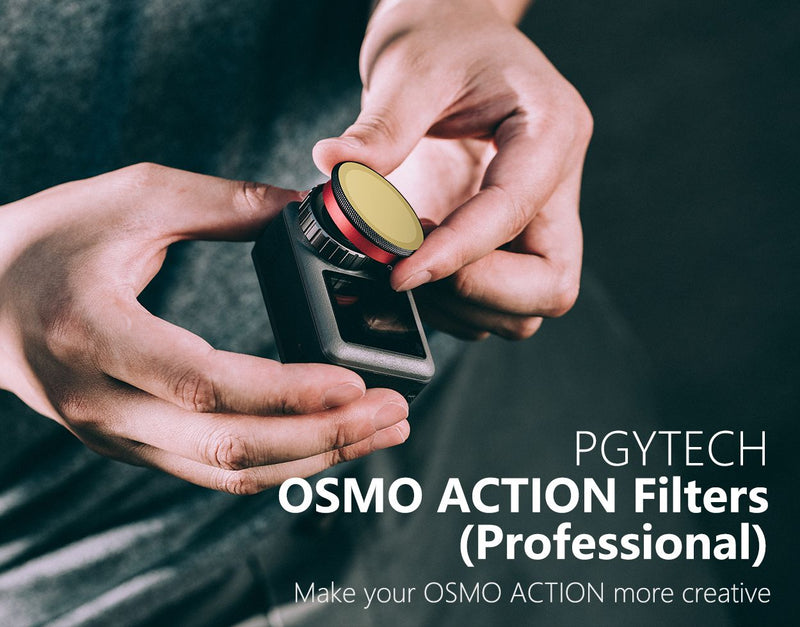 PGY Tech (Pro) Filter Set (ND8-PL/ND16-PL/ND32-PL/ND64-PL)  for OSMO Action