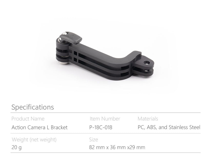 PGY Tech Action Camera L Bracket for OSMO Pocket