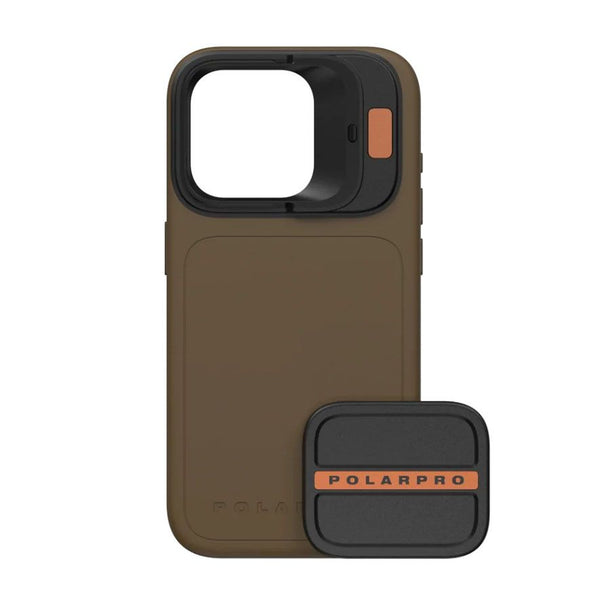 PolarPro LiteChaser Case for iPhone 15 Pro (Desert) + Defender