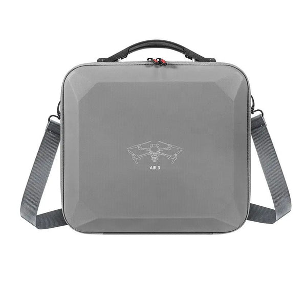 Durable and compact STARTRC carrying case for DJI Air 3 (Fly More Combo), showing inside layout with slots for drone, controllers, and essential accessories.