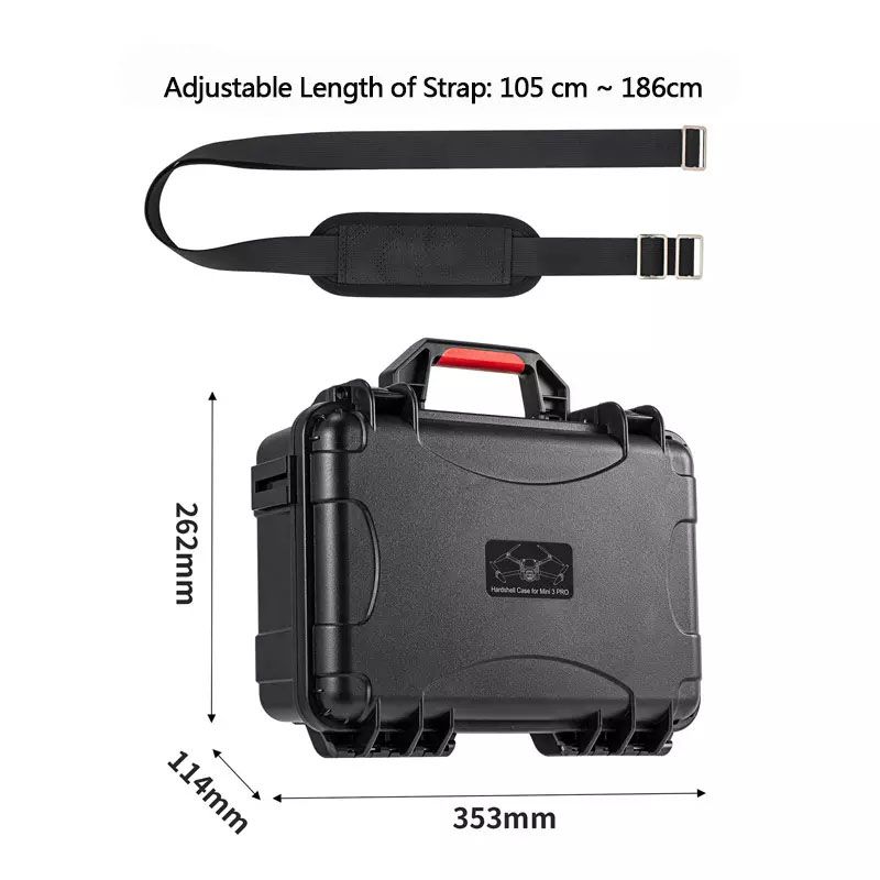 STARTRC Hard Case with Shoulder Strap for DJI Mini 3 Pro Combo (DJI RC or RC-N1)