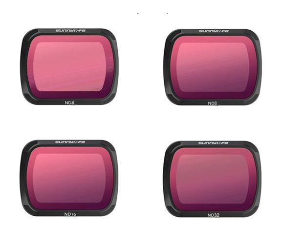 Sunnylife 4-pack Filter Set for Mavic Air 2 (ND4 ND8 ND16 ND32)
