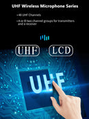 BOYA UHF Dual-Channel Wireless Microphone System (TX8 PRO + RX8 PRO + BY-WHM8 PRO)