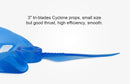 DALPROP Cyclone 3-in T3056C Pro Racing Drone Propellers Triblade (6 Pairs)(Crystal Blue)