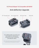 FALCAM F22 Quick Release Kit (Compatible with Insta360 X4) F22A4307