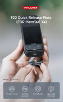 FALCAM F22 Quick Release Plate (For Insta360 X4) F22A4306