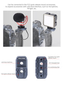 FALCAM F22&Cold Shoe Three Positiondual-Head F22A3A04