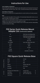 FALCAM F50 Square Quick Release Base 3226