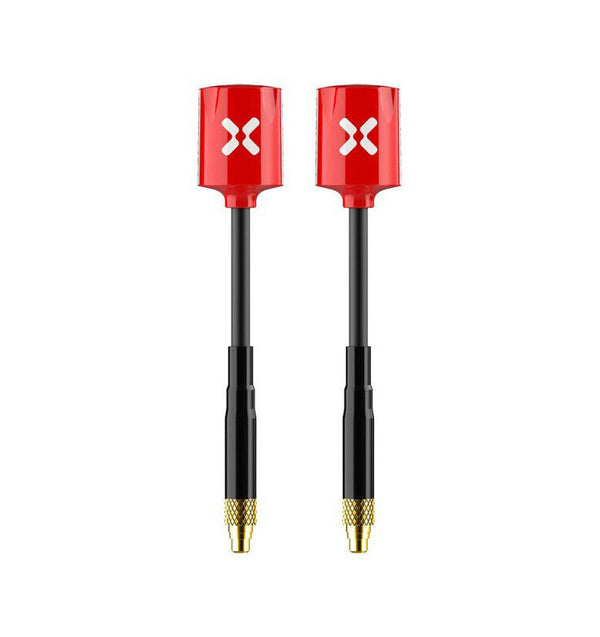 Foxeer 2pcs 5.8GHz 65mm Micro Lollipop StraightMMCX RHCP FPV Omni Antenna (Red)