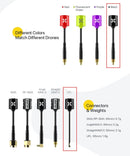 Foxeer 5.8G Micro Lollipop 2.5dBi High Gain Super Tiny FPV Omni Antenna (RHCP UFL Black)