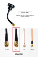 Foxeer Pagoda Pro 5.8G RHCP Omni FPV Antenna SMA (Orange)