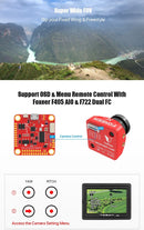 Foxeer Toothless 2 Mini Angle Switchable Starlight FPV Camera 1.7mm Lens (Red)