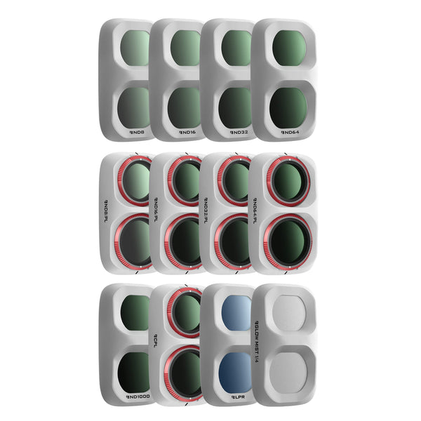 Freewell 12-pack Mega Filter Set for DJI Osmo Pocket 4P (White)