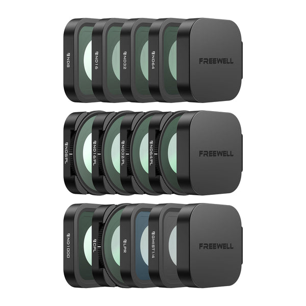 Freewell 12-pack Mega Kit Filters for GoPro Mission 1 / Mission 1 Pro