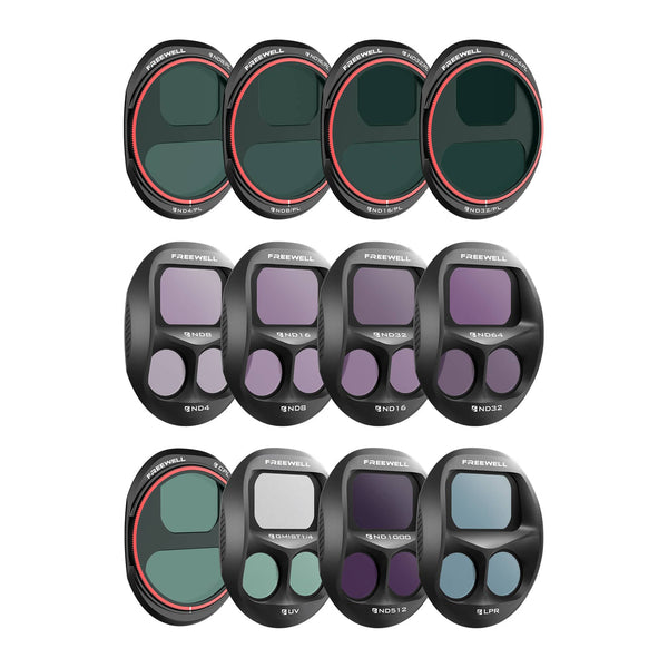 Freewell 12-Pack Mega Split Filter Set for DJI Mavic 4 Pro