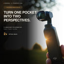 Freewell 2X Telephoto Lens for DJI Osmo Pocket 4 / Pocket 3 / Xtra Muse