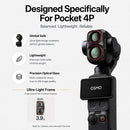 Freewell 4-pack Bright Day Series Filter Set for DJI Osmo Pocket 4P (Black)