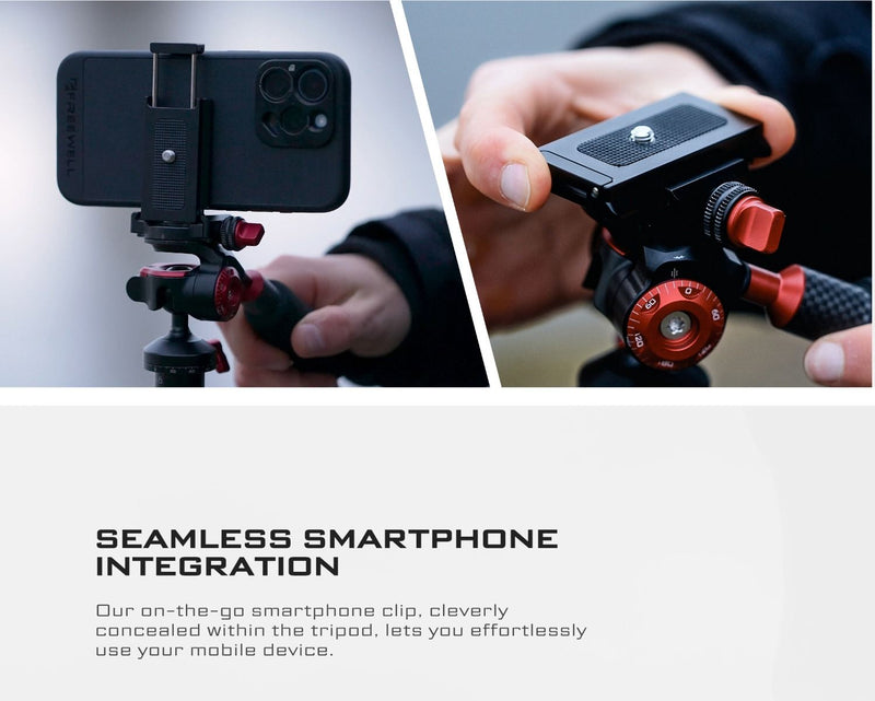 Freewell Arca-Swiss Quick Release Plate with Smartphone Holder