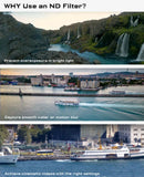 Freewell 4-pack Standard Day ND Filters for DJI Osmo Action 5 Pro (ND8 16 32 64)