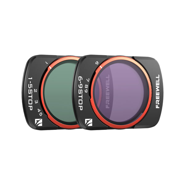 Freewell  2-pack Variable ND Filter Set for DJI Osmo Pocket 4/3 (VND1-5 & 6-9 Stop)
