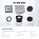 Freewell 1.5X Telephoto Lens for FUJI X100VI X100V (Black)