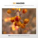 Freewell 2-in-1 Wide Angle & Macro Lens for FUJI X100VI X100V (Silver)