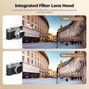 Freewell Real Lens Hood for Fuji X100 Series (Silver)