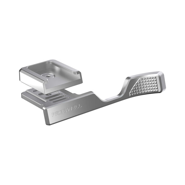 Freewell Thumb Grip with Cold Shoe Mount for Fuji X100VI (Silver)