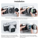 Freewell Lens Hood Kit for Fuji XF 23mm F2.8 (Silver)