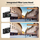 Freewell Real Lens Hood for Fuji X100 Series (Black)