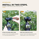 Freewell Wide Angle Lens Kit for Insta360 Luna Ultra
