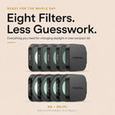 Freewell 8-pack All Day Filter Set for GoPro Mission 1 / Mission 1 Pro