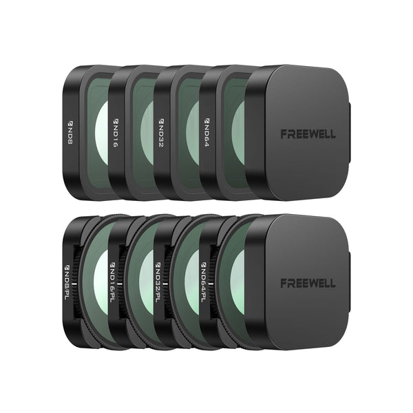 Freewell 8-pack All Day Filter Set for GoPro Mission 1 / Mission 1 Pro