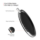 Haida 82mm NanoPro U-LR Magnetic X-in-1 Filter (Silver & Black)