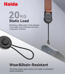 Haida Classic Leather Wrist Strap (Black)