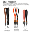Haida Classic Leather Wrist Strap (Black)
