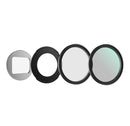 Haida NanoPro Magnetic Filter Kit (UV+CPL+Mist Black 1/4) with Magnetic DC-2 Adapter Ring for Canon G7X III (Silver)
